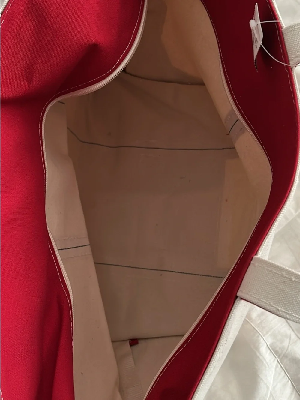 L.L Bean LARGE Zipper Boat & Tote Bag